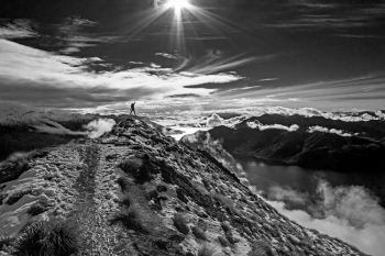 Above the clouds - a feeling of freedom and peace