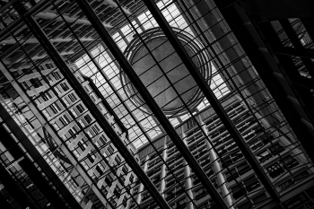 Surrounded by lines