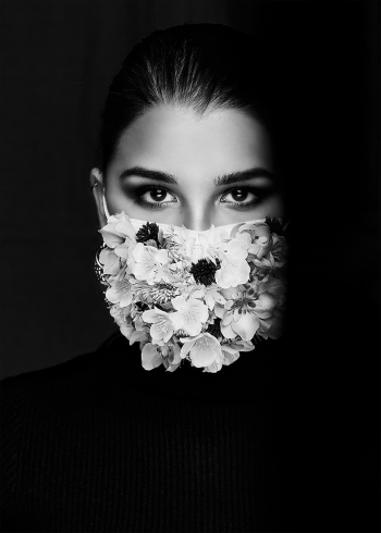 the girl with the mask