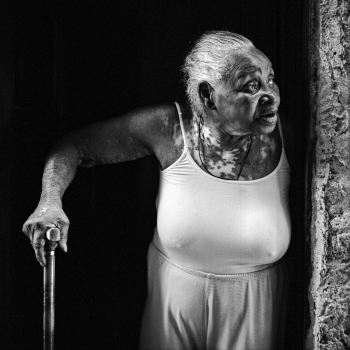 The octogenarian with the cane