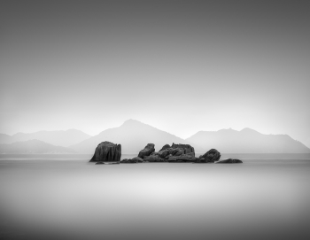 Seascape with granite