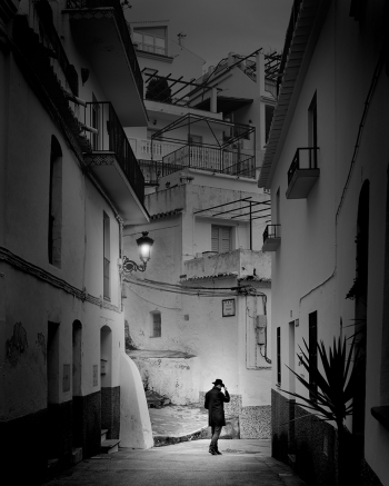 White village morning
