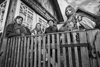 Highland inhabitants of the Ukrainian Carpathians.