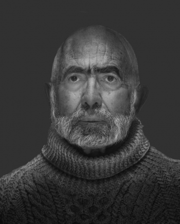 Self-Portrait Channeling Karsh's Hemingway Portrait