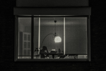 Man in the window